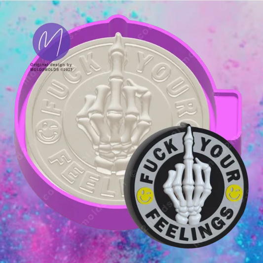 F**k your feelings car freshie mold
