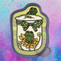 Vintage frog canister freshie mold