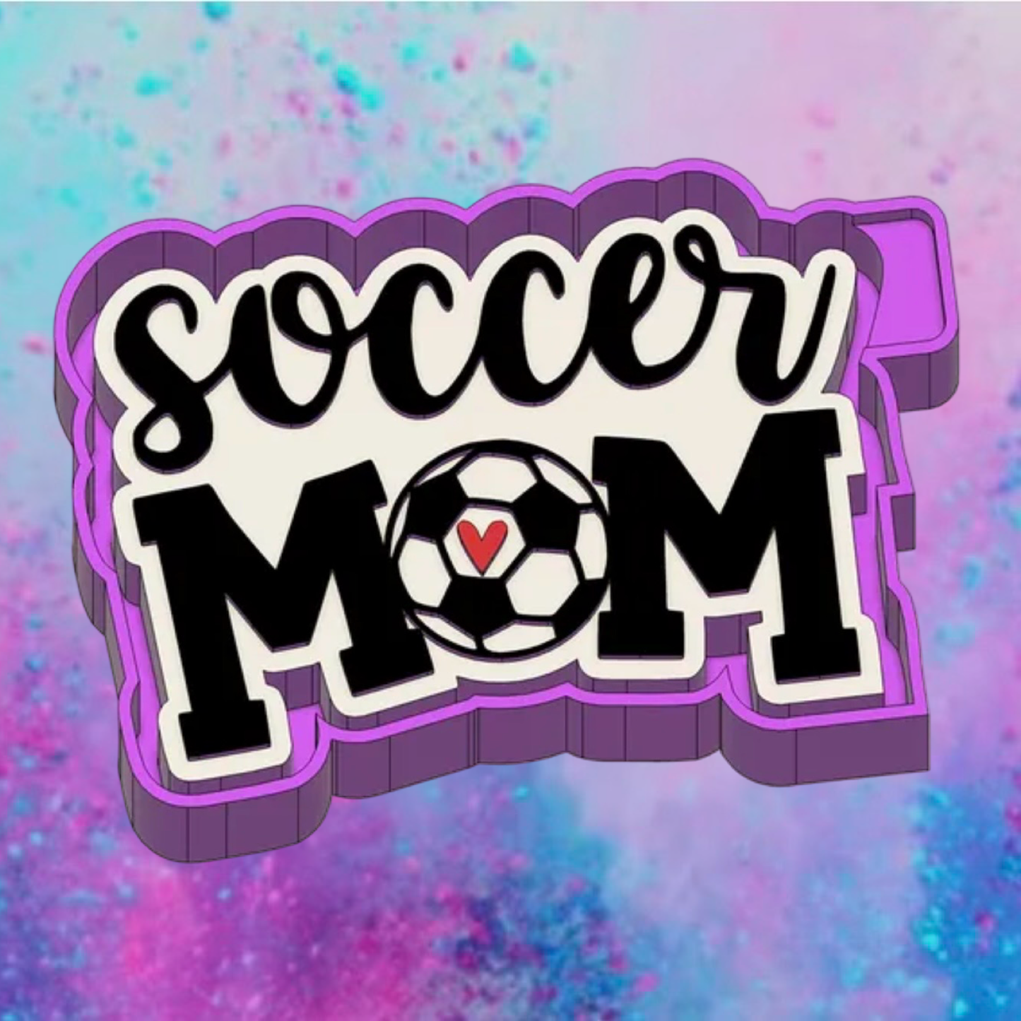 Soccer mom freshie mold