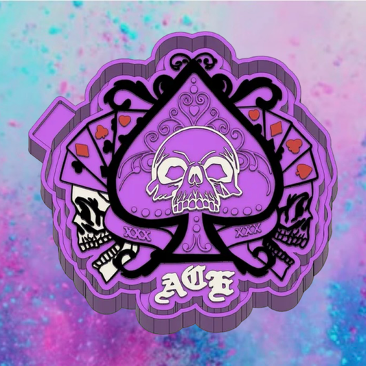 Ace car freshie mold