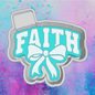 FAITH bow freshie mold