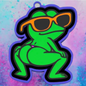 Twerkin’ frog freshie mold