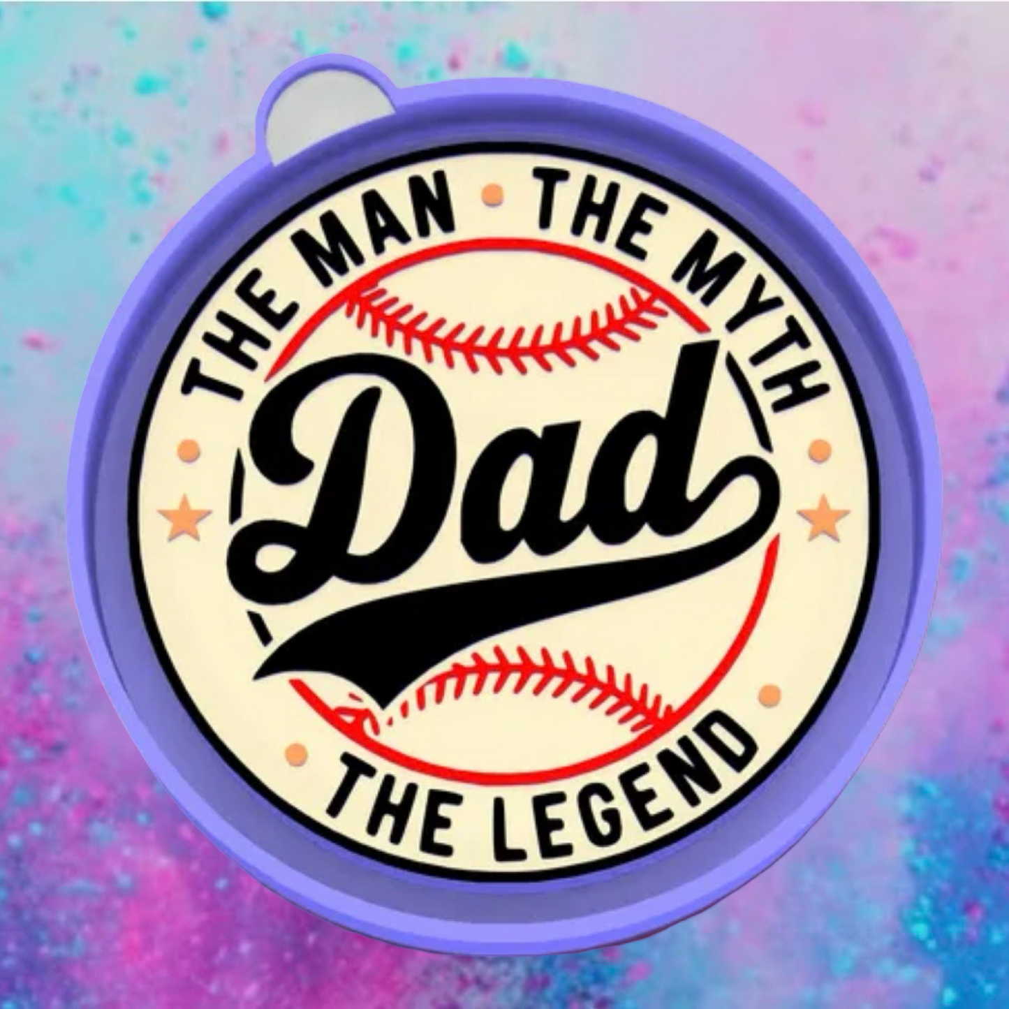 Softball dad freshie mold