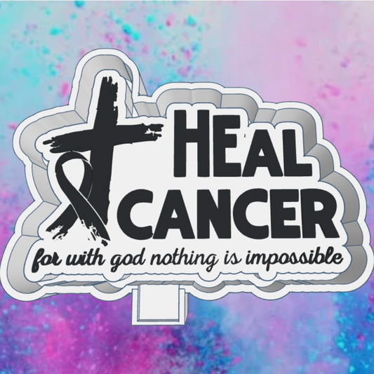 Heal cancer freshie mold