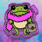 Lady frog freshie mold