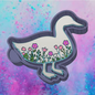 Floral duck freshie mold