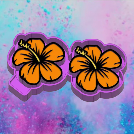 Hibiscus vent freshie molds