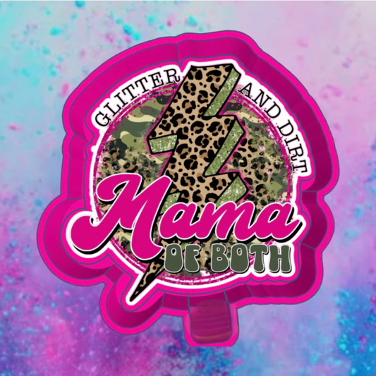 Mama of both freshie mold with cardstock