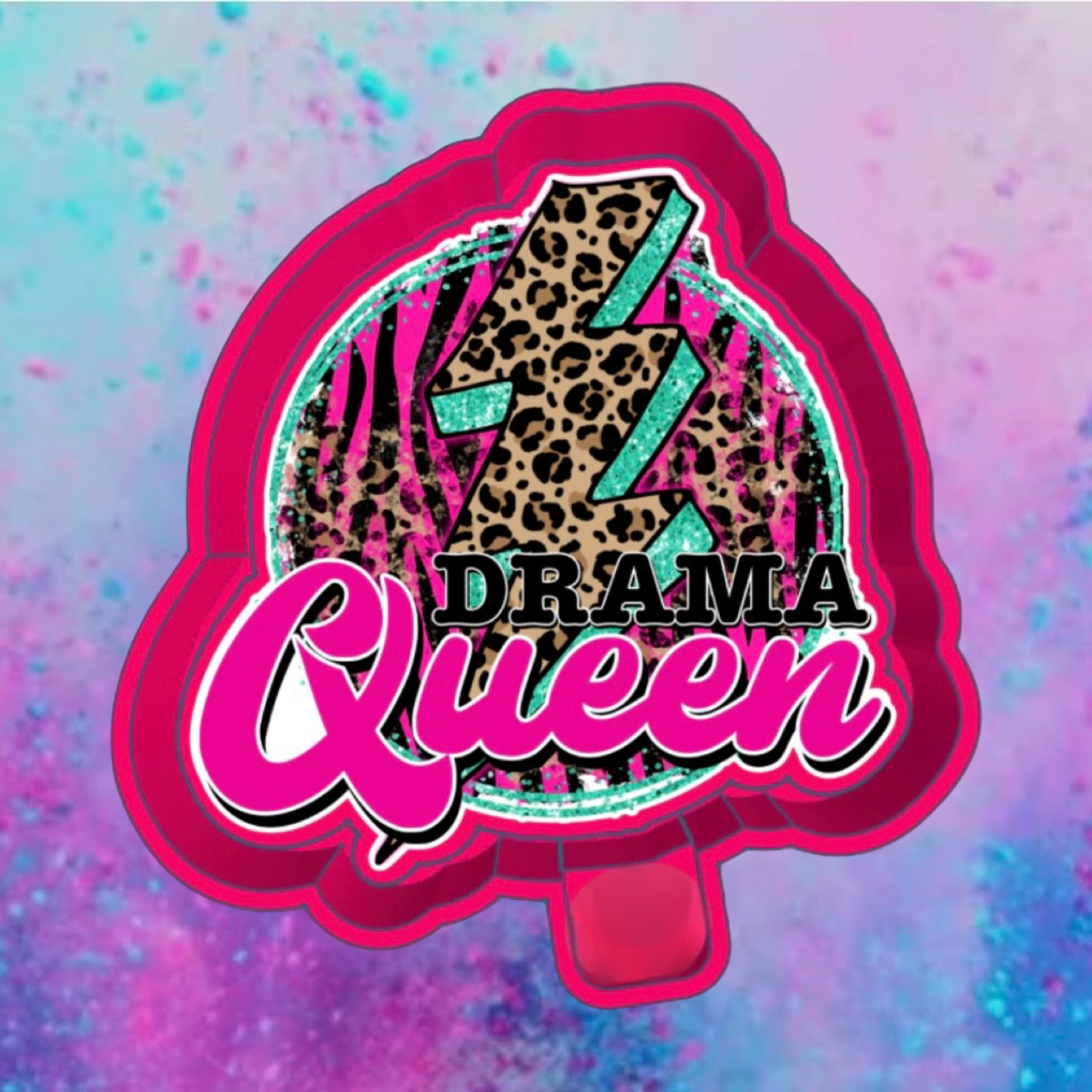 Drama Queen freshie mold with cardstock