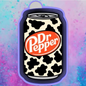 Cow print Dr. Pepper can freshie mold