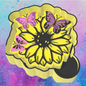 Butterfly on sunflower freshie mold