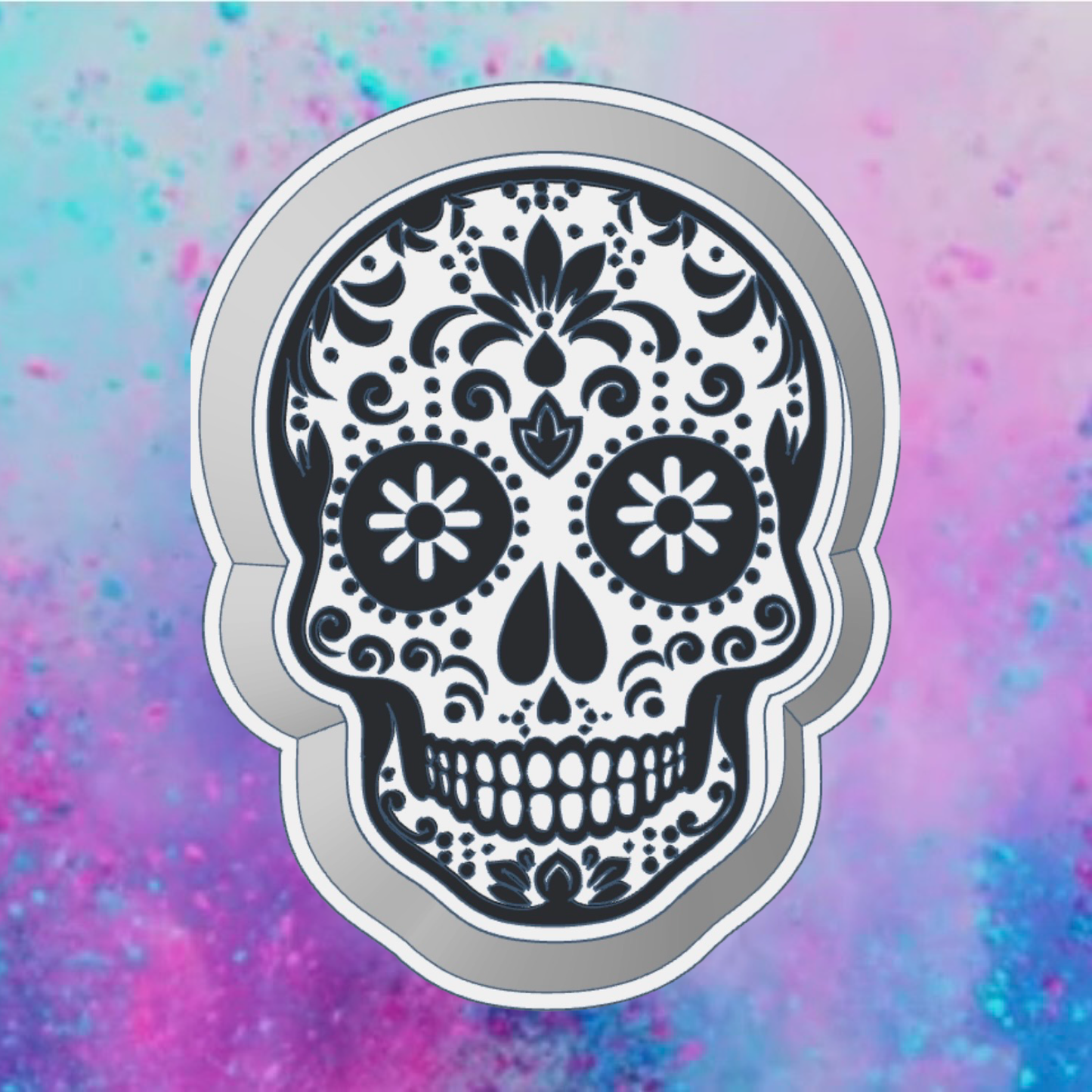 Sugar skull freshie mold
