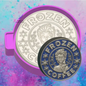 3D Frozen coffee coin freshie mold
