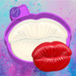 3D kiss lips freshie mold