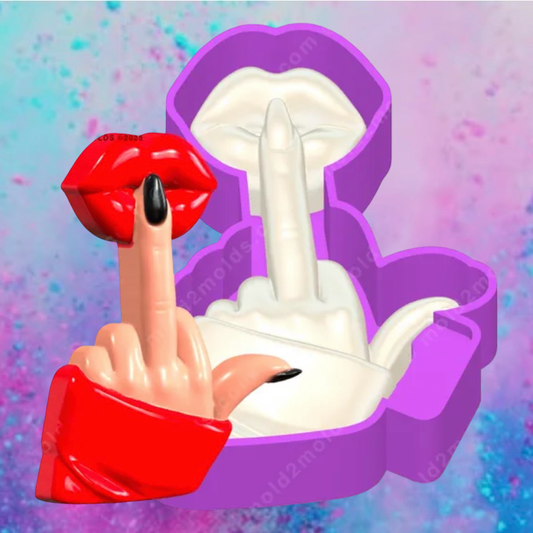 3D print finger to lip freshie mold
