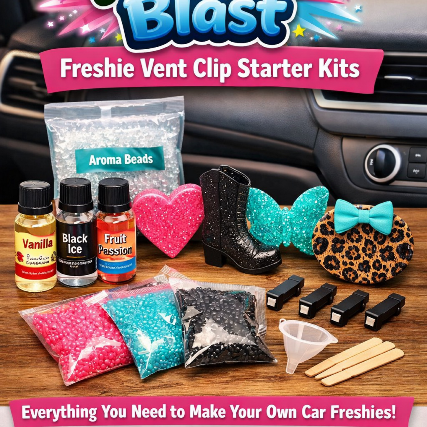 Vent Clip Mold Freshie Starter Kit