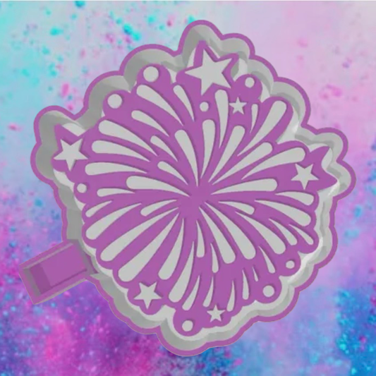 Fireworks freshie mold