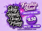 Dirty hands clean money freshie mold