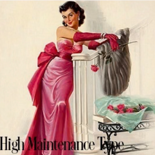 High Maintenance scented aroma beads.