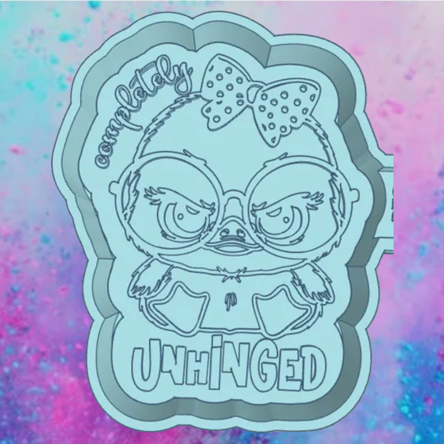 Completely unhinged freshie mold