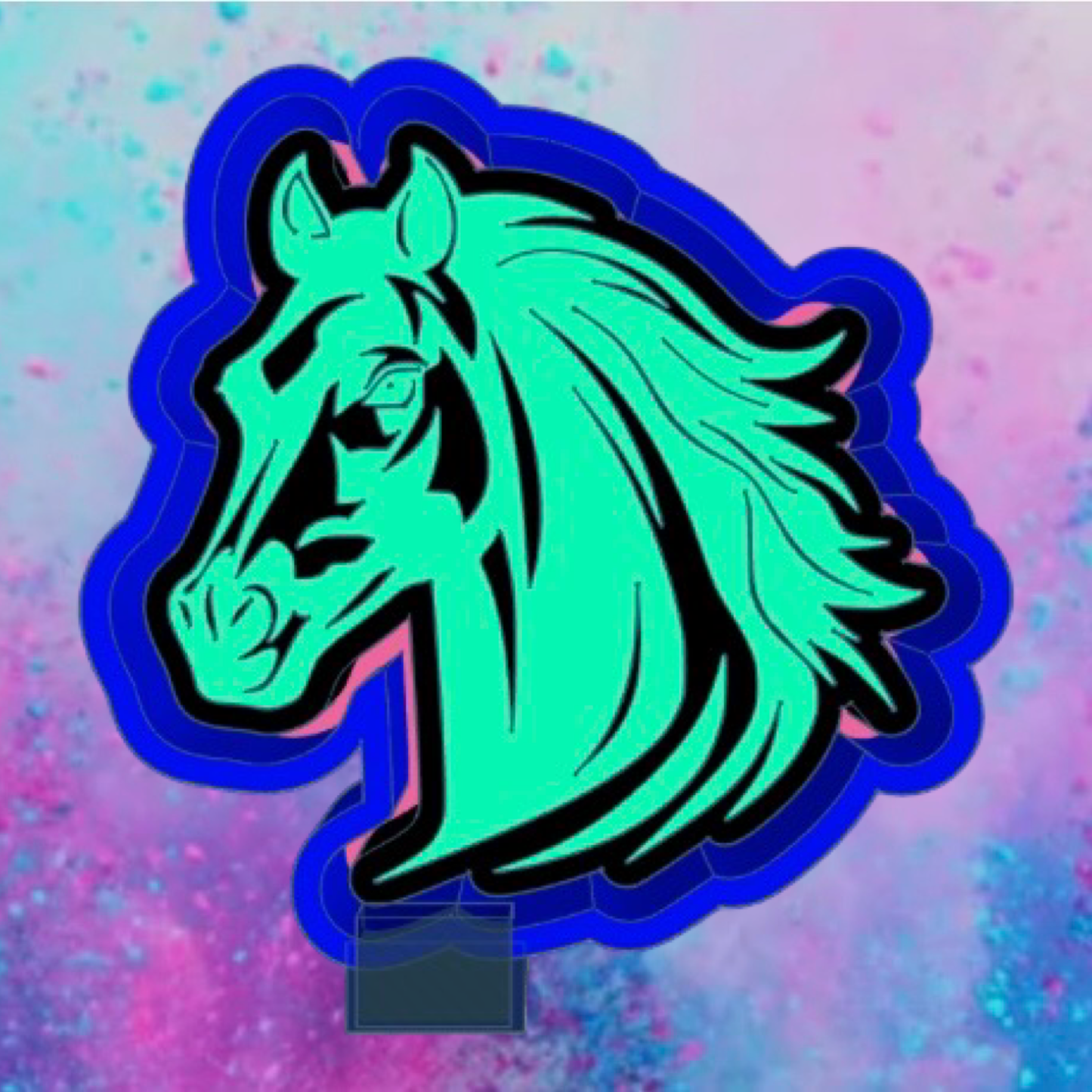 Horse head freshie mold