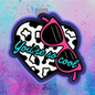 So cool cowprint heart freshie mold
