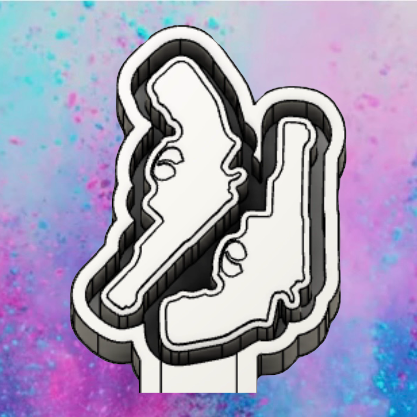 Pistol vent freshie molds