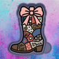 Patchwork cowboy boot freshie mold
