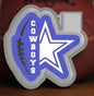 Dallas Cowboys football star freshie mold.