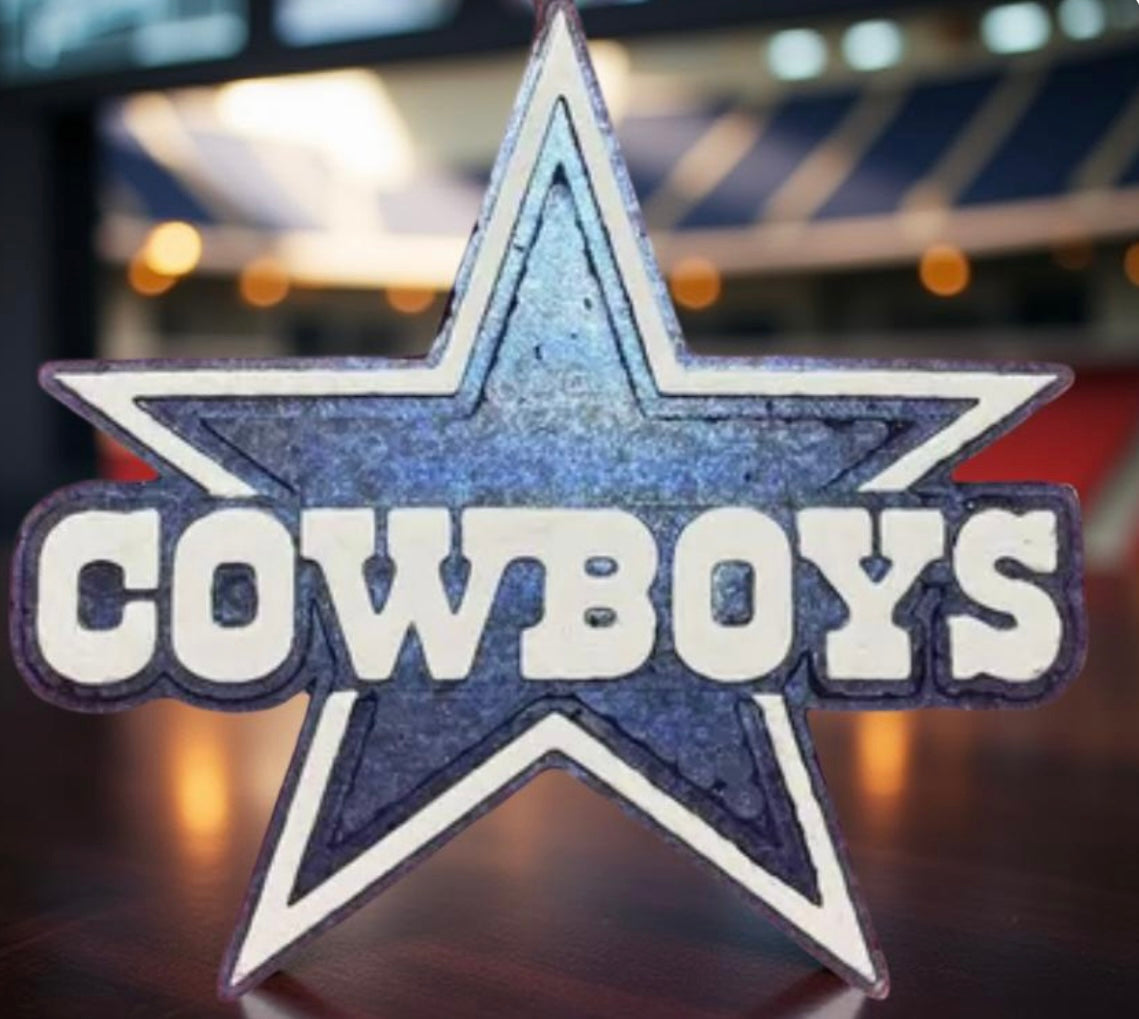 Dallas Cowboys star freshie mold