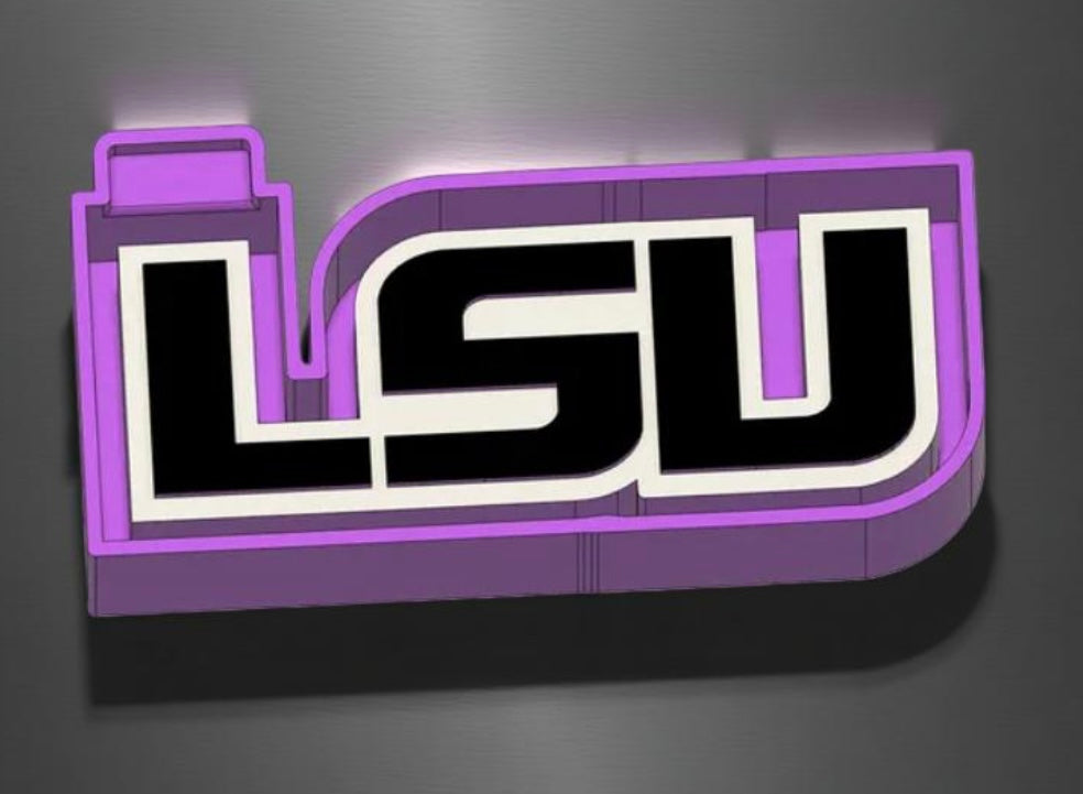 LSU car freshie mold.