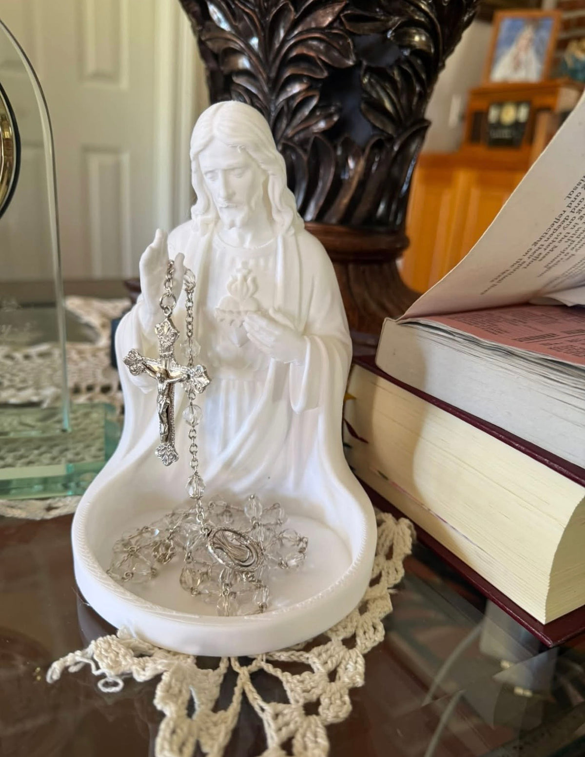 Jesus Rosary holder
